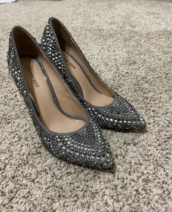 Gianni Bini Mairah Jeweled d'Orsay Stiletto Pumps - Image 2