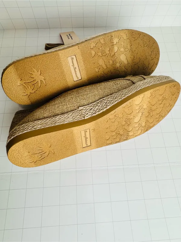 Tommy Bahama Beige Canvas Espadrille Sneakers - Image 6