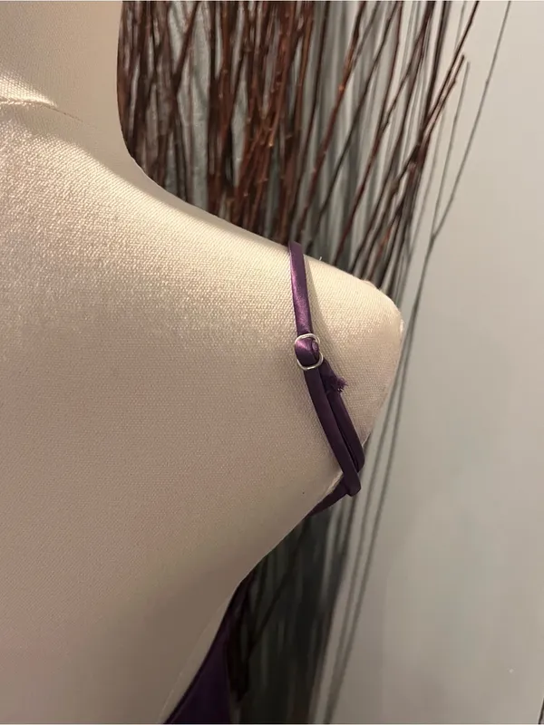 🌸Nwt Sky To Moon Purple Satin Mini Dress Size Small🌸 - Image 5