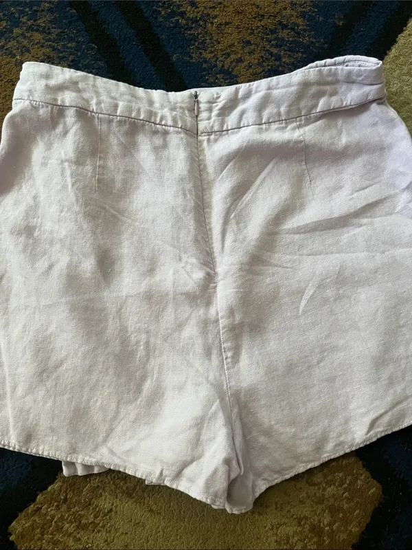 Zara Lilac Wrap Skort with Side Tie - Image 4