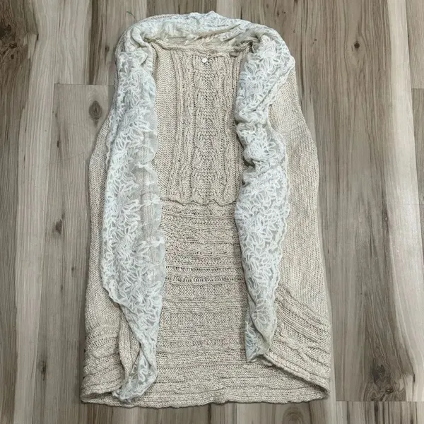 Anthropologie Knitted and Knotted Lace Knit Sweater Vest Women’s Small - Image 6