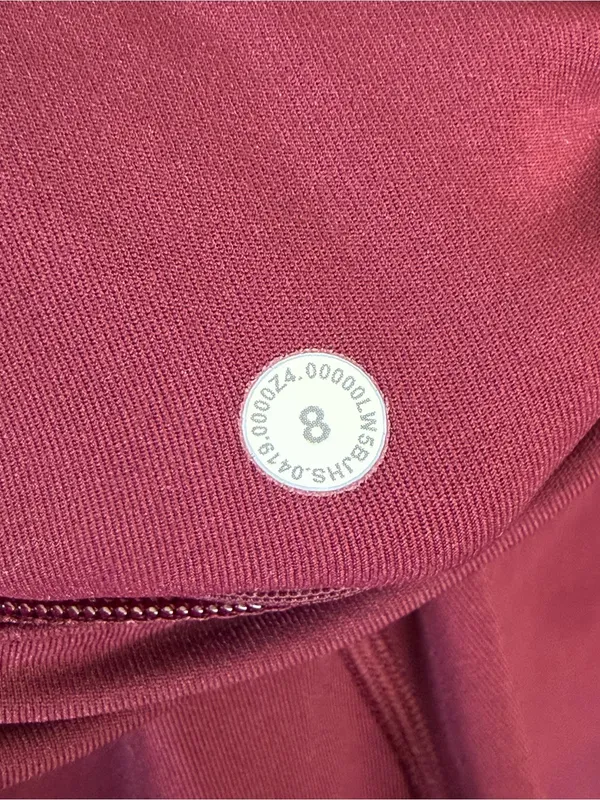Lululemon Speed Up Tight 28" Garnet Maroon Red Size 8 - Image 7