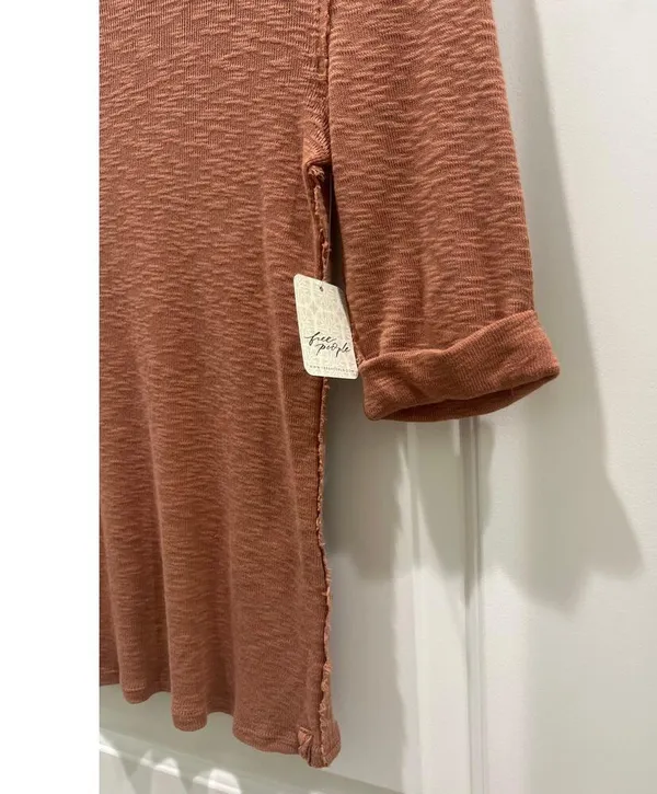 NWT Free People We The Free For Boys 3/4 Sleeves Turtleneck Top Sz S - Image 6