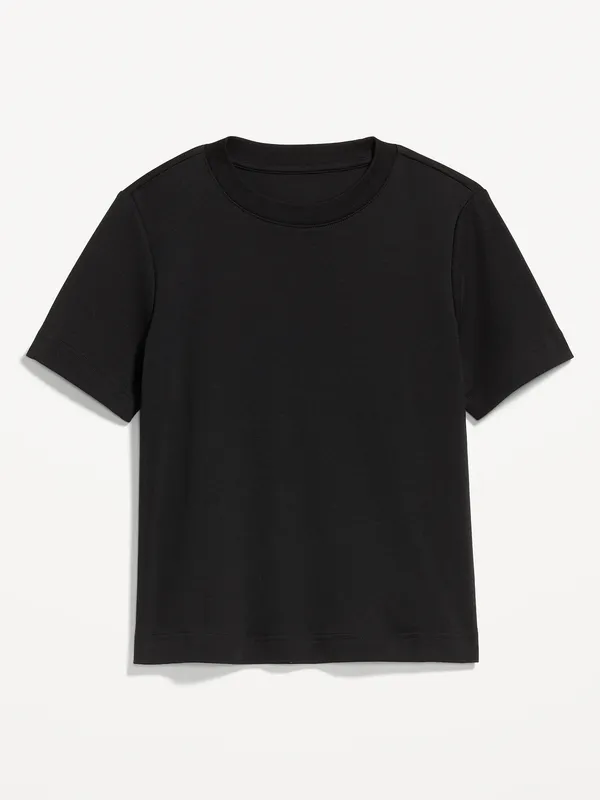 NWT Old Navy Relaxed Heavyweight Black T-Shirt - Image 4