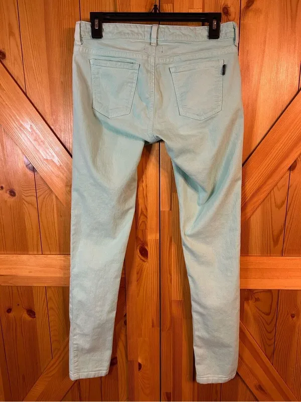 The North Face Jeans Womens Size 2 Mint Green Denim Skinny (0310) - Image 4