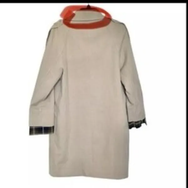 One Nine Eight Six 1986 Womens Trench Coat Sz XL Jacket Minimalist Winter Fall - Image 15