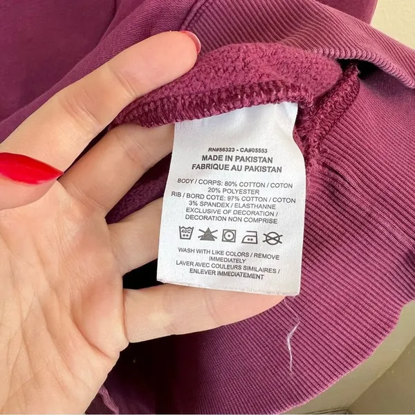 Nike‎ Women’s Magenta Pink Center Swoosh Crewneck Sweatshirt Small - Image 7