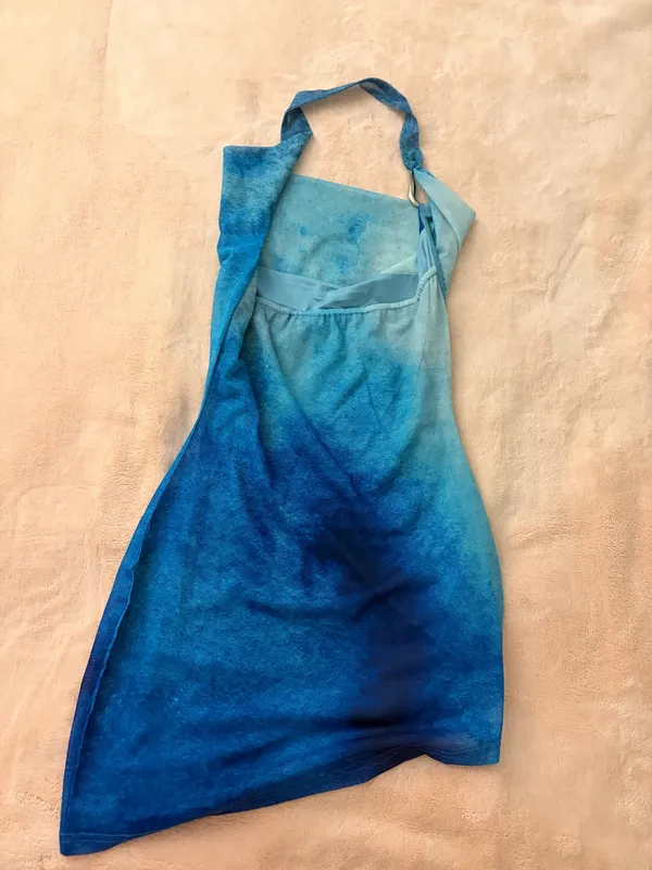 Peppermayo Blue Mini Dress - Image 4