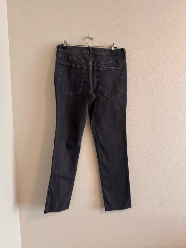 NWT Madewell Black Straight-Leg Jeans - Image 4