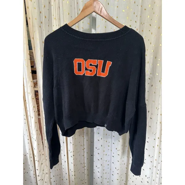 Hype And Vice Oregon State University OSU Beavers 100% Cotton Rib Knit Sweater S - Image 2