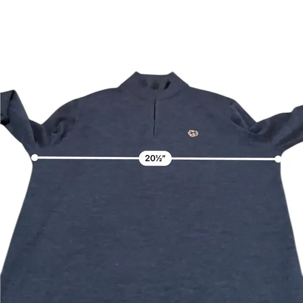 Ted Baker Tooting 1/4 Zip Sweater 100% Merino Wool Pullover Sz 4‎ Preppy Comfy - Image 10