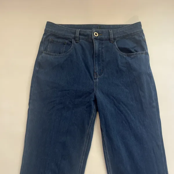Halara Medium Petite Medium Wash Bootcut Stretch Jeans With Zipper Fly - Image 2