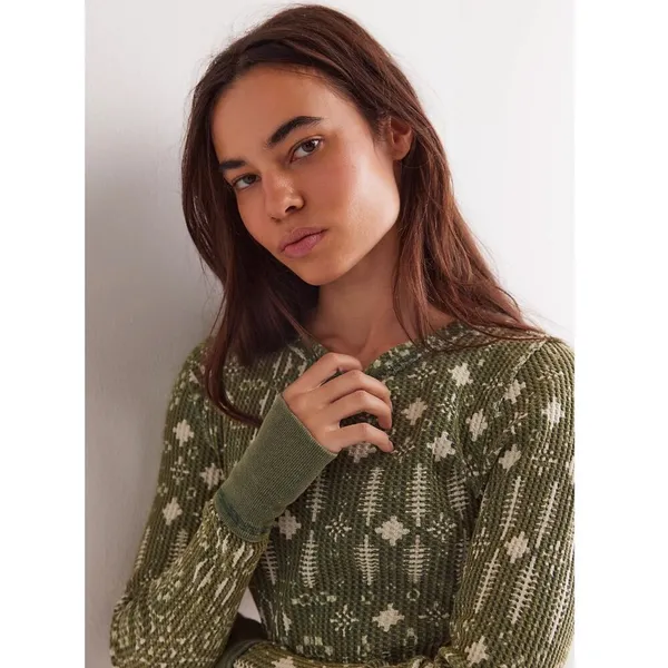 Free People NWOT We The Free Pretty Little Thermal - XS - Image 4