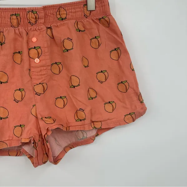 Victoria's Secret Pink Peach Sleep Shorts Pajamas Size XS - Image 3