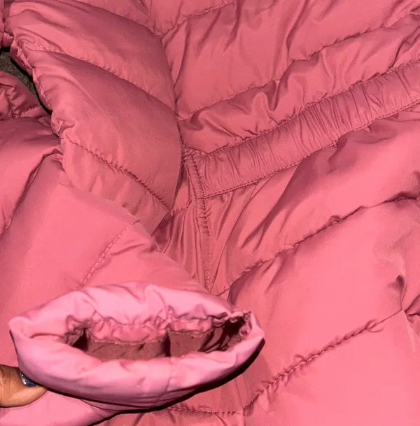 Abercrombie & Fitch Pink Puffer Jacket - Image 4