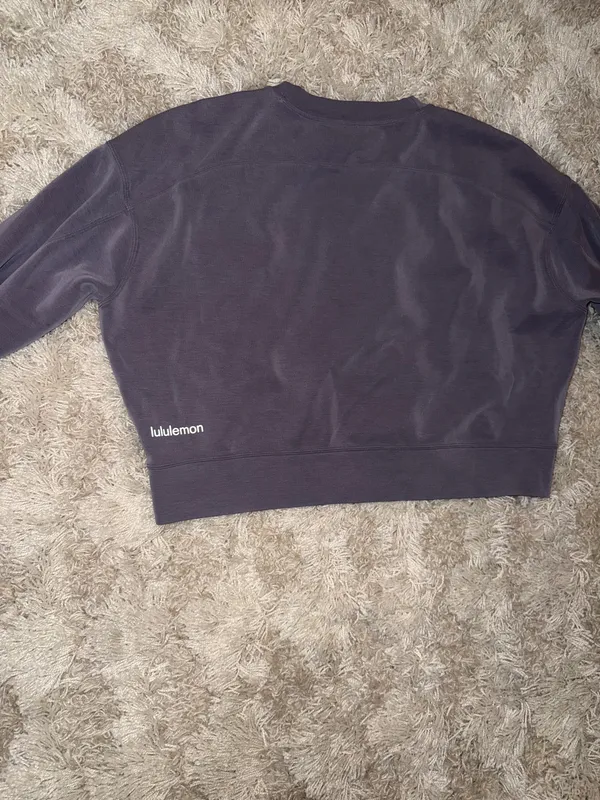 Lululemon Softstreme Perfectly Oversized Crew Plum - Image 3