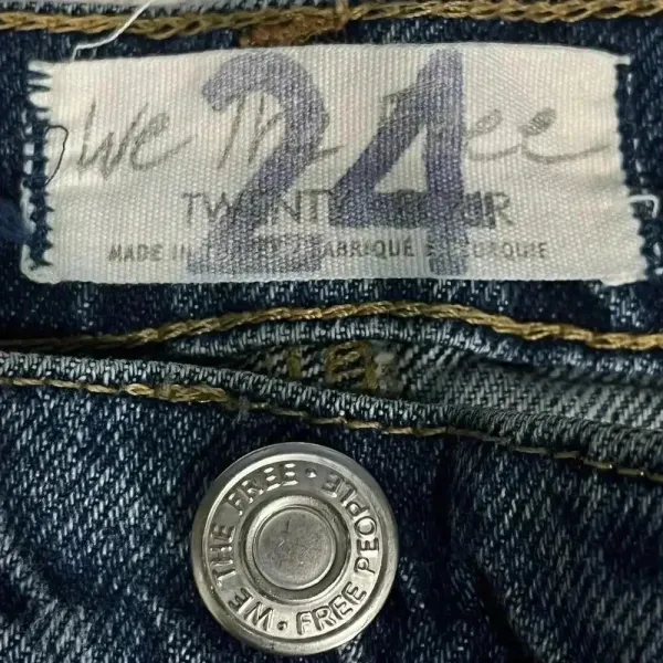 Free People We The Free Rocky‎ Mountain Straight Leg Jeans Women’s Size 24 - Image 7