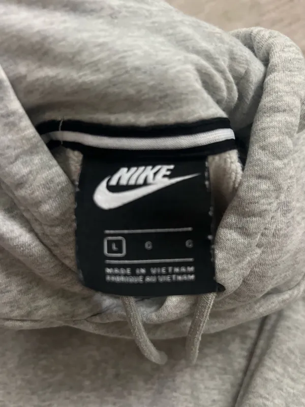 Nike Sweatshirt Hoodie Grey Women’s - Image 2