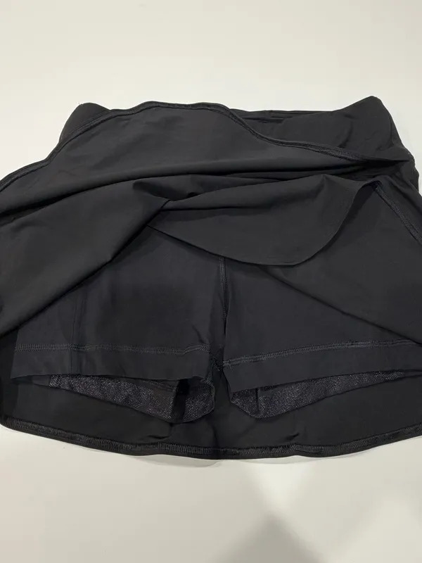 Lululemon Black Skirt Shorts Built-In Skort - Image 6