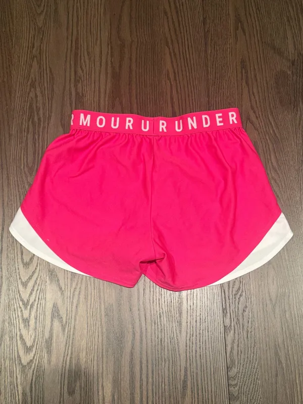 Hot Pink Under Armour Shorts Athletic - Image 2
