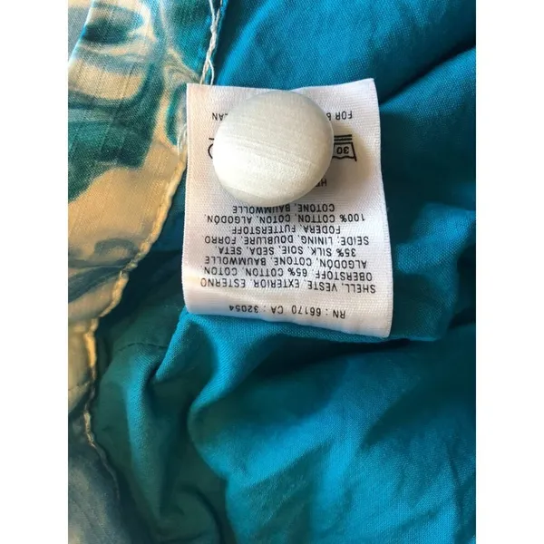 Anthropologie Wedding Guest Dress Size 4 Maeve Marbled Waters Blue Aqua Party Old Money Preppy - Image 7