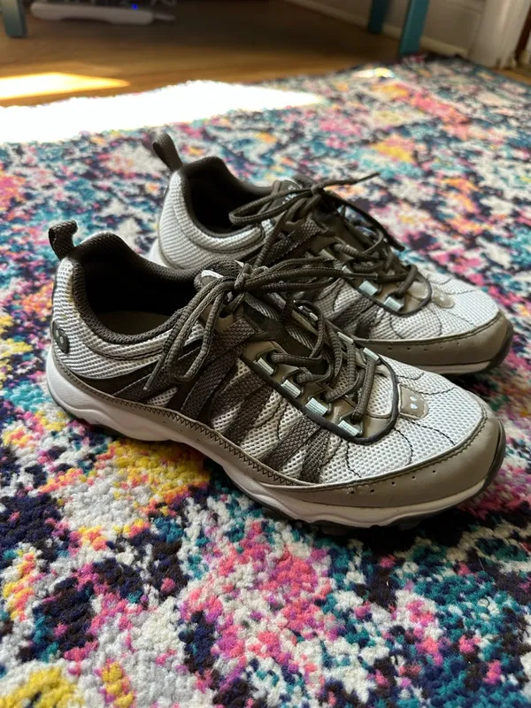 Ryka Lace Up Sneakers Womens 7.5 Gray Brown - Image 8