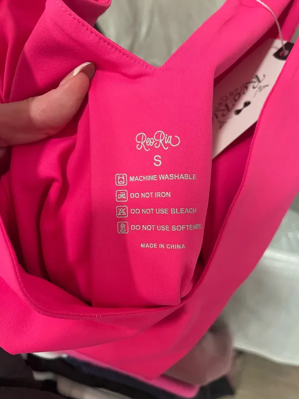 NWT Amazon bodysuit deep v Pink - Image 2
