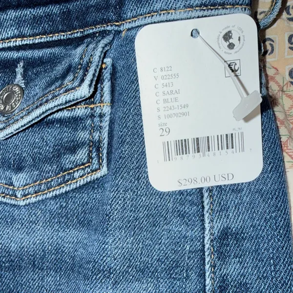 Citizen of humanity wide leg jeans nwt size 29 MRSP 298 - Image 5