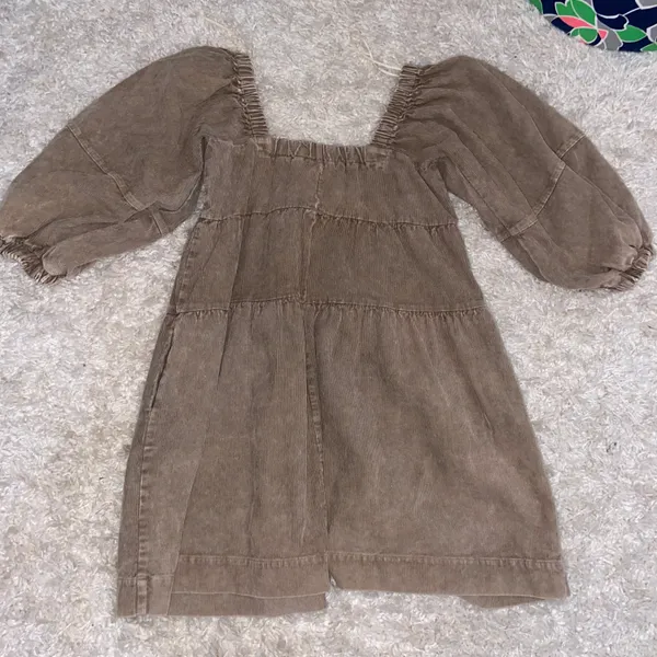 Leaving An Impression Taupe Dress - Image 4