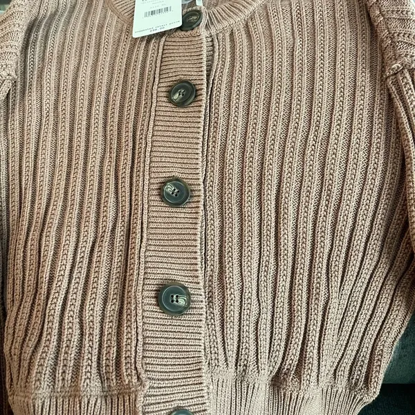 Free People ALL YOURS Cardigan in Mocha never worn - Image 5
