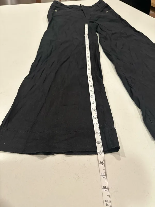 Anthropologie Linen Wide-Leg Pants - Image 3