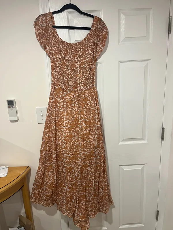 Free People ultra violet Maxi Dress Open Back in Tea Combo - Image 3