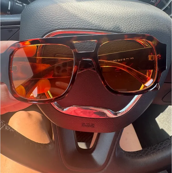 Aviator Sunglasses Brown - Image 2