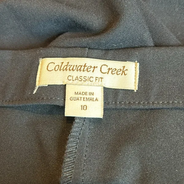COLDWATER CREEK navy classic fit dress pants - Image 4