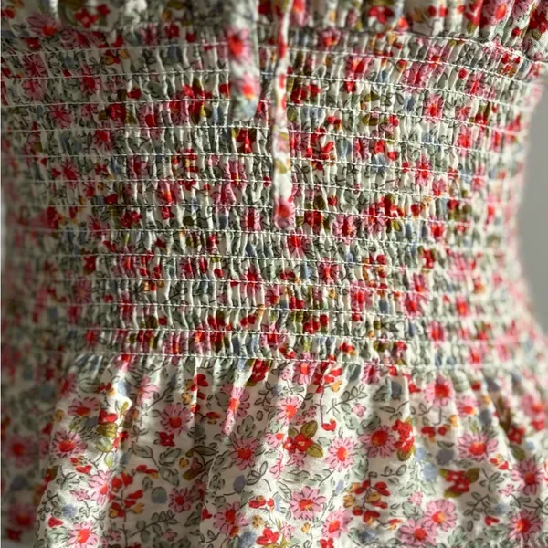 Suite Floral Ruffled Crop Top Size XS - Image 5