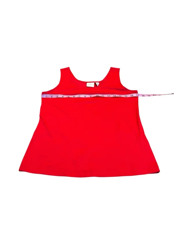 CHICO’S stretchy red tank - Image 3