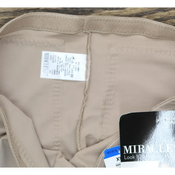 NWT Miraclesuit Flexible Fit Hi-Waist Thigh Slimmer 2909 2909 Stucco Brown XL - Image 5