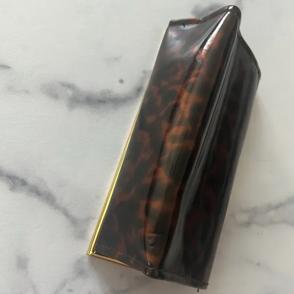 Tory Burch Tortoise Gold Tone Sunglasses Case - Image 6