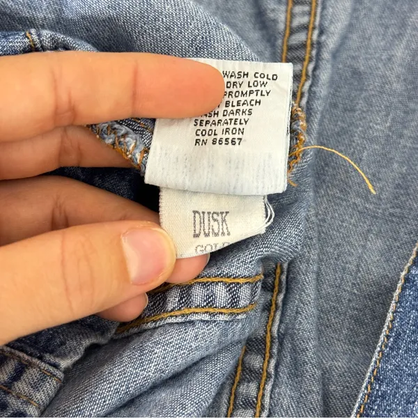 Vintage Agolde Denim Shirt‎ - Image 9