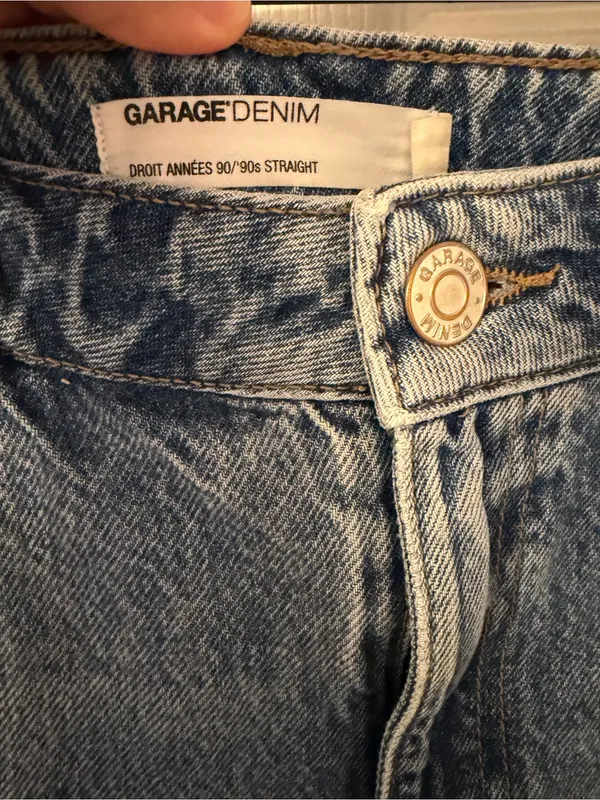 Garage Women's Straight Leg Jeans - Light Blue Wash - Image 2