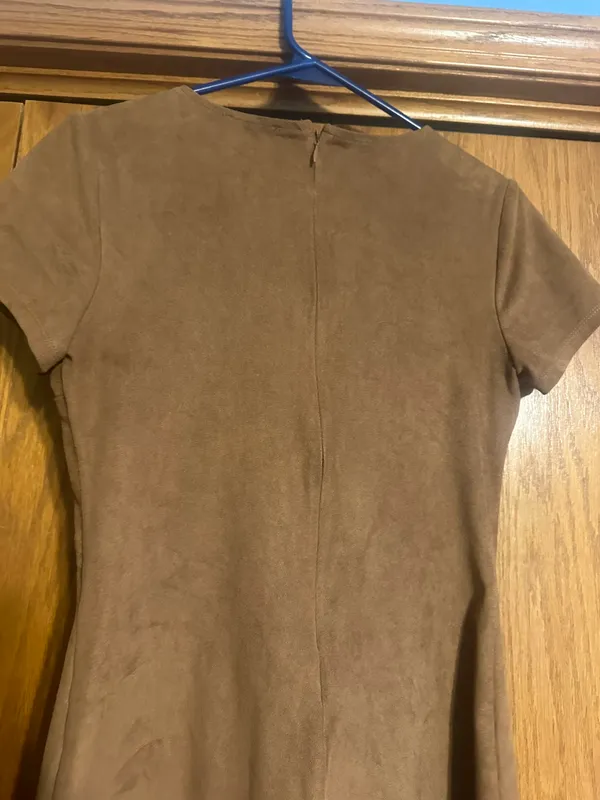 Velvet Brown Dress - Image 3