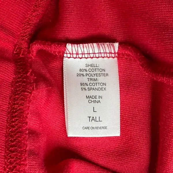 New York & Company Red Velour Tracksuit Set Zip Hoodie XLPants L Y2K Lounge - Image 5