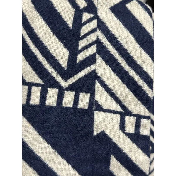 Old Navy Women Long Jacket Open Front Aztec Southwestern Country Size Small Blue - Image 13