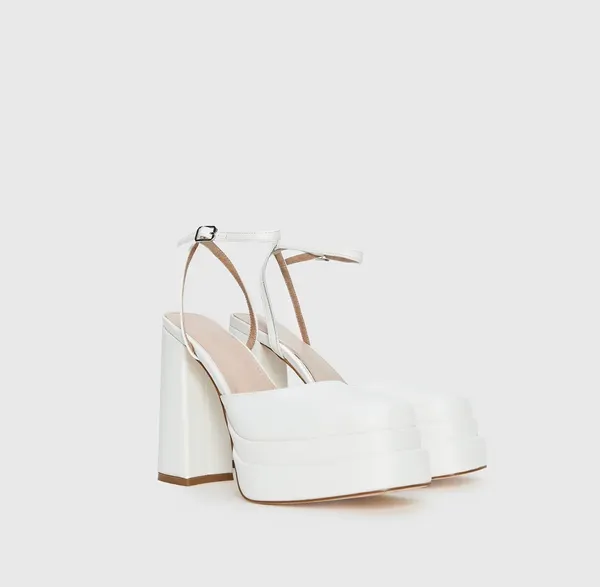 White Princess Polly heels - Image 2