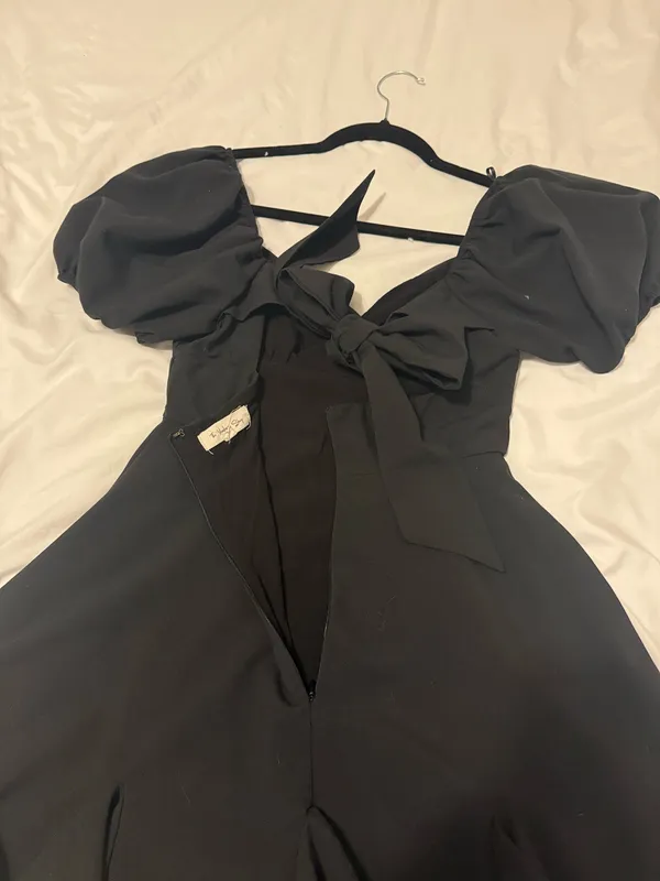 The Vintage Shop Black Sundress - Image 3