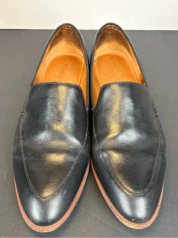 Madewell Black Leather Slip-On Loafers - Image 6