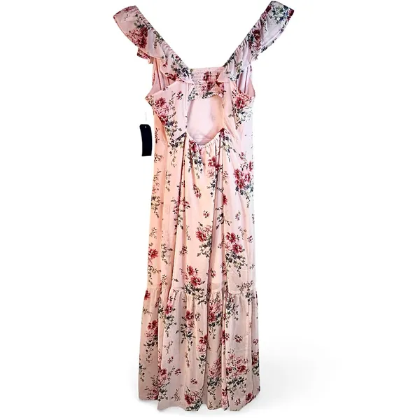 NWT Melrose & Market Light Link Floral Ruffle Midi Dress SMALL - Image 5