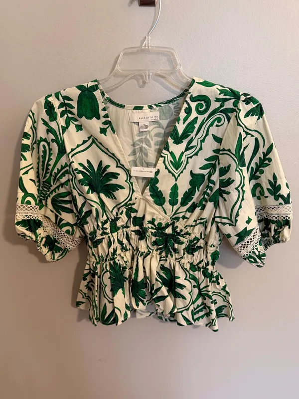 Band of The Free Floral Smocked Top - Image 3