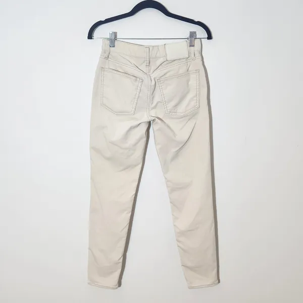 Moussy Vintage Cream Corduroy Skinny Pants Size 25 - Image 5