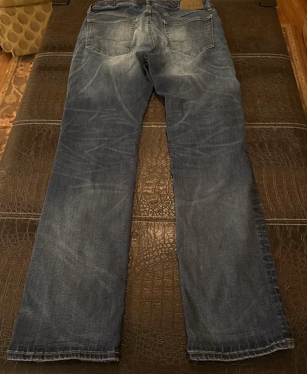 American Eagle Jeans Mens 34x34 Slim Straight Next Level Flex Med Wash Denim - Image 8